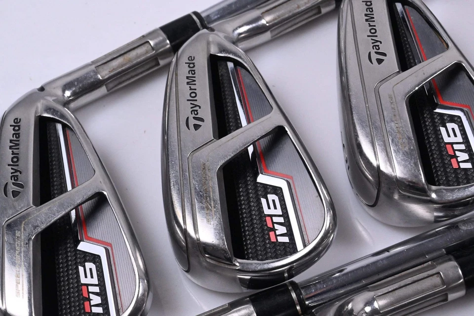 Taylormade M6 Irons / 4-PW+SW / Regular Flex KBS Max 85 Shafts - Image 1 of 4