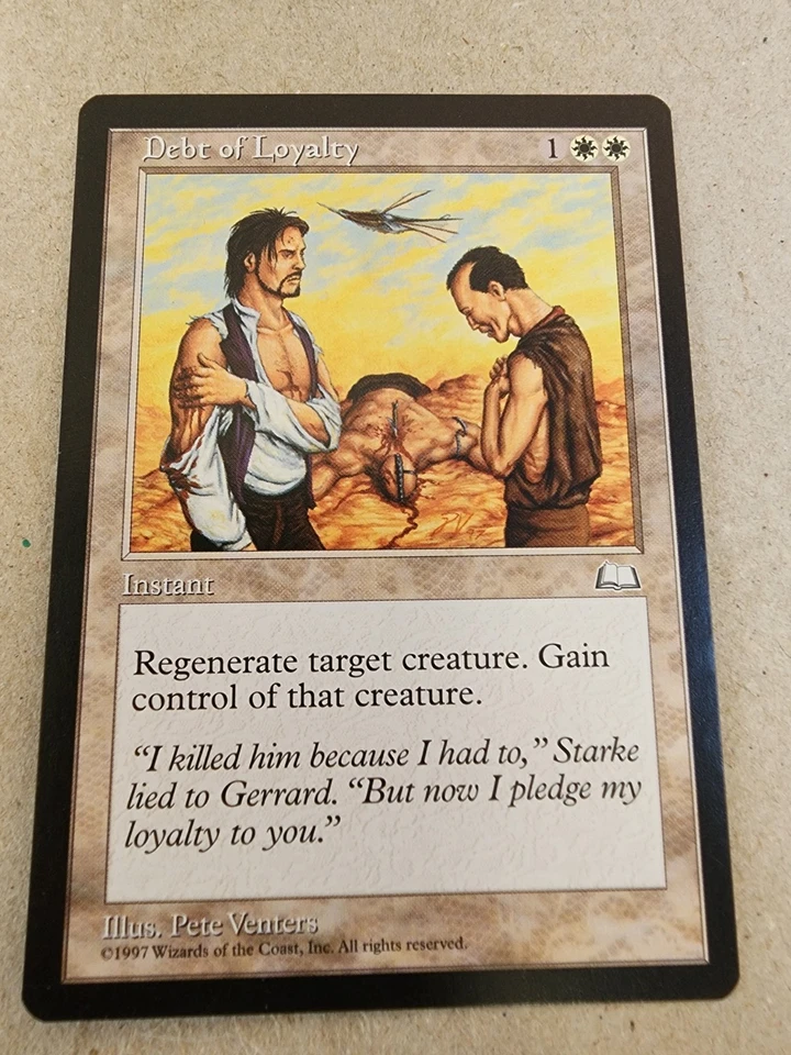 Debt of Loyalty - Weatherlight Regular - Mtg - Image 1 of 1