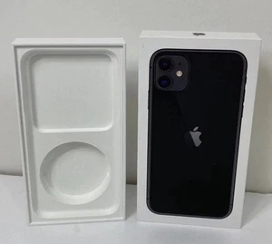 Apple iPhone 11 Black 128G EMPTY BOX Only No iPhone Original Box - Picture 1 of 3