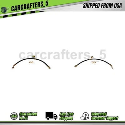 2 mangueras hidráulicas de freno delantero para Toyota Highlander 2010 2,7 L Foto 1 de 4