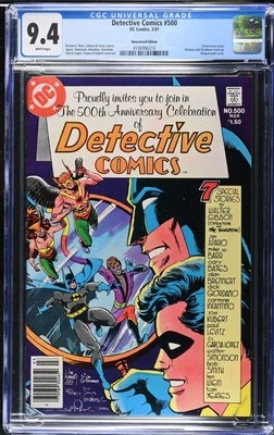 Detective Comics (1981) #500 CGC 9.4 Páginas Brancas Walt Simonson Newsstand Ed - Imagem 1 de 2