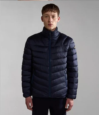  Winterjacke Bomber Bubble Padded Jacket HERREN Napapijri Aerons 3 Blau  - Bild 1 von 4