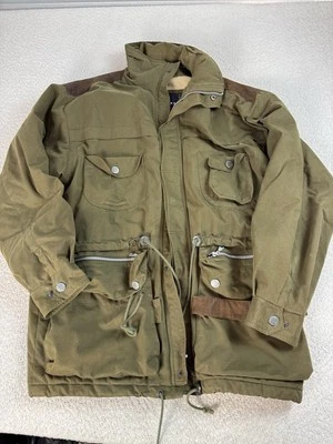 Structure Outerwear Military Style Multi Pocket Full Zip Green Jacket L - Image 1 of 4