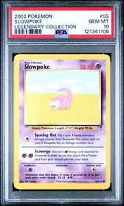 2002 Pokemon Legendary Collection #93 Slowpoke PSA 10 GEM MINT NEW GRADED! - Bild 1 von 2