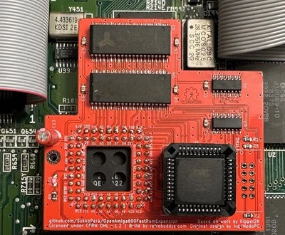 Speichererweiterung 4MB für Amiga 600 Fast Mem - *Neu* - Bild 1 von 2