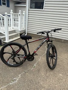HILAND Mountain Bike With New Handle Bars, Breaks, And Gears. Padded Seat. - Picture 1 of 8