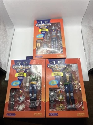 Biker Mice From Mars Figure Set - Modo, Throttle, Vinnie - Nacelle, Brand New! - Image 1 of 4