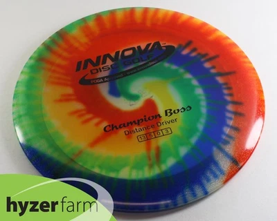 Innova BRAND NEW SWOOSH STAMP DYED CHAMPION BOSS 169.8g OOP Hyzer Farm F21 - Image 1 of 2