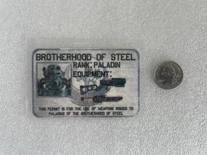 Insignia Paladín Hermandad de Acero Personalizada Fallout - Imagen 1 de 1