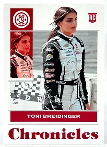 TONI BREIDINGER 2022 Chronicles Nascar Racing Red Foil Rookie RC #/99 - Foto 1 di 3