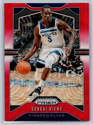 2019-20 Panini Prizm #162 Gorgui Dieng Prizms Ruby Wave - Image 1 of 2