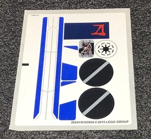 NEW Lego 75087 Sticker Sheet ONLY Stickers Parts Pieces Set Star Wars - Picture 1 of 1