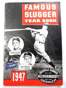 Mickey Vernon Autographed Magazine Famous Sluggers 1947 Senators JSA AG39544 - Picture 1 of 4