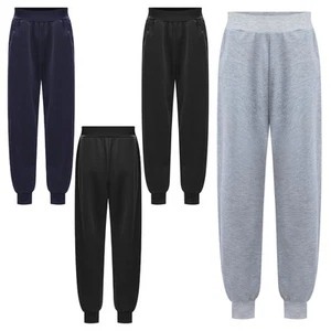 Kids Boys Trouser Basketball Pants Football Sweatpants Gym Casual Training - Picture 1 of 33