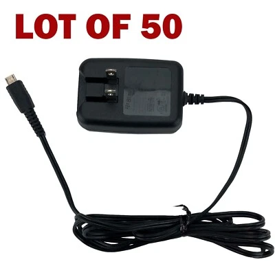 批量 50 件 黑莓手机 壁式充电器 适配器 5V 0.7A 迷你 USB 连接 — 第 1/4 张图片