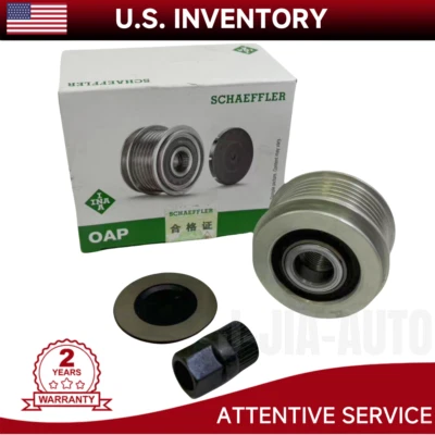 Alternator Pulley For VW Jetta Beetle CC GTI Tiguan Audi A3 Eos 06B903119D Foto 1 de 4