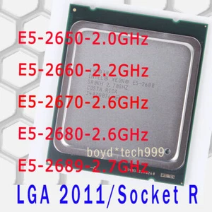 Procesador CPU Intel Xeon E5-2650 E5-2660 E5-2670 E5-2689 2680 LGA 2011/Socket R - Imagen 1 de 6