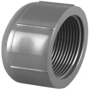 Charlotte Pipe PVC081171400 Schedule 80 PVC Thread Cap 1 FPT Dia. in. - Picture 1 of 1