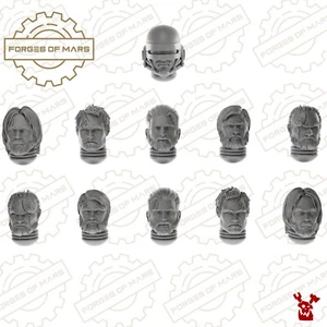 Knights - Sovereign - Helmets - Legendary Heroes Heads (x11) UPDATED - Imagen 1 de 2