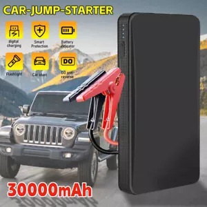 Car Jump Starter Slim 20000mAh Portable Engine Battery Jumper Charger Power Bank - Picture 1 of 24
