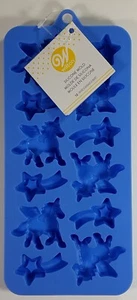 Wilton Silicone Mold  Magical Unicorns Stars Ice Cube Tray Holds 15 Heavy Duty. - Picture 1 of 4