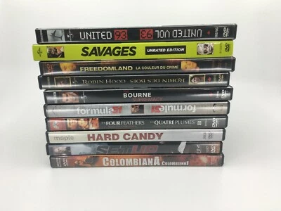 Action Thriller DVD Bundle #6 Lot of 10 Travolta Crowe Damon Willis - Image 1 of 4