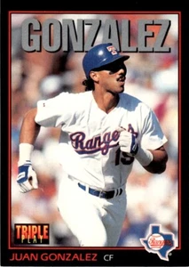 Triple Play Juan González Texas Rangers #221 1993 - Imagen 1 de 2
