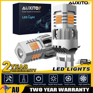 2 x T20 7440 WY21W W21W 24 SMD ORANGE LED AMBER INDICATOR SIGNAL LIGHT BULBS 12V - Picture 1 of 11