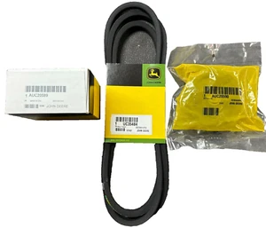 John Deere OEM X300 Traction Drive Belt UC35484 & Idlers AUC20589 & AUC20590 - Picture 1 of 1