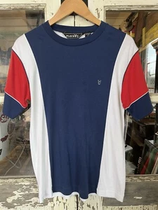 Vintage 80s playboy t shirt small color block rare vtg hefner streetwear - Picture 1 of 7