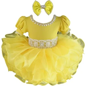Jenniferwu Baby Girl Dress Lace Pageant Party Wedding Tull Dress 18-24M - Picture 1 of 5