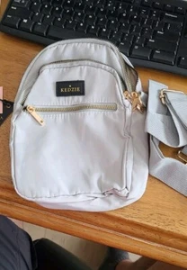 Kedzie Roundtrip Polar Gray Convertible Sling & Crossbody Bag Purse NWT