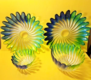 Studio Nova Solaris Glass Platter and Bowl Set - Picture 1 of 5