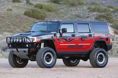 2003-2008 HUMMER H2 W/ REAR COILSPRINGS FABTECH 6" 6 INCH LIFT PERFORMANCE K5000 - Image 1 of 2