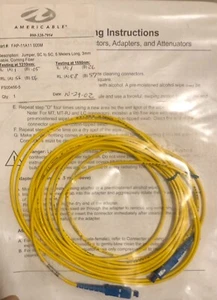 Fiber Optic Jumper SC to SC 5 Meters Long 3mm - Picture 1 of 1