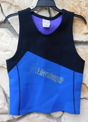 Top de Colección Años 90 Longitud de Onda Unisex Snorkling Surf Buceo NEOPRENO NYLON Foto 1 de 3