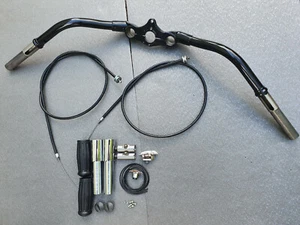 Harley Davidson WL WLA WLC UL Knuckle Complete Handlebar "Standard" 1936-1957 - Picture 1 of 6