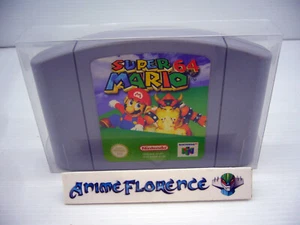 NINTENDO 64 Game Box Protector Nintendo N64 Plastic Display Case 10X CARTUCCIA - Foto 1 di 4