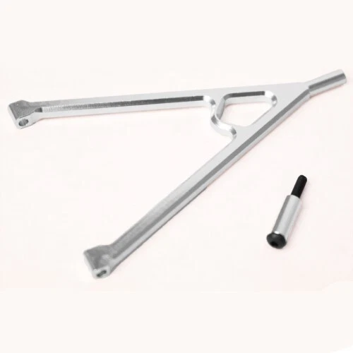 Races Edge Aluminum Rear Y-Link - SILVER for Axial SCX1010 RCE1829S - Imagem 1 de 1