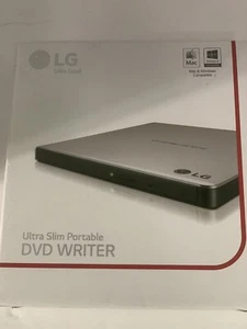 LG - GP65NS60 - Externes tragbares Laufwerk 8X DVD+/-RW Brenner USB 2.0 - silber - Bild 1 von 4