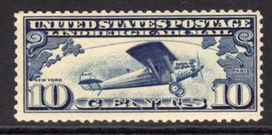 United States Scott #C 10 F/VF MNH 1927 10 Cent Spirit of Saint Louis - Picture 1 of 1