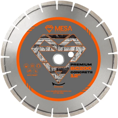 12 in /305mm Reinforced Concrete Diamond Saw Blade Brick Block MESA DIAMOND® PRO - Image 1 of 4