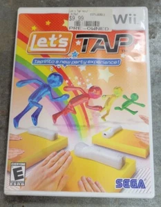 Let's Tap Video Game w/Manual Sega (Nintendo Wii 2008) Rated E Everyone   - Picture 1 of 3