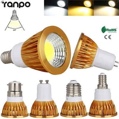 5PCS 12W GU10 MR16 Dimmable GU5.3 E27 E12 6W 9W LED Spotlight Bulb Bright Lamps - Image 1 of 4