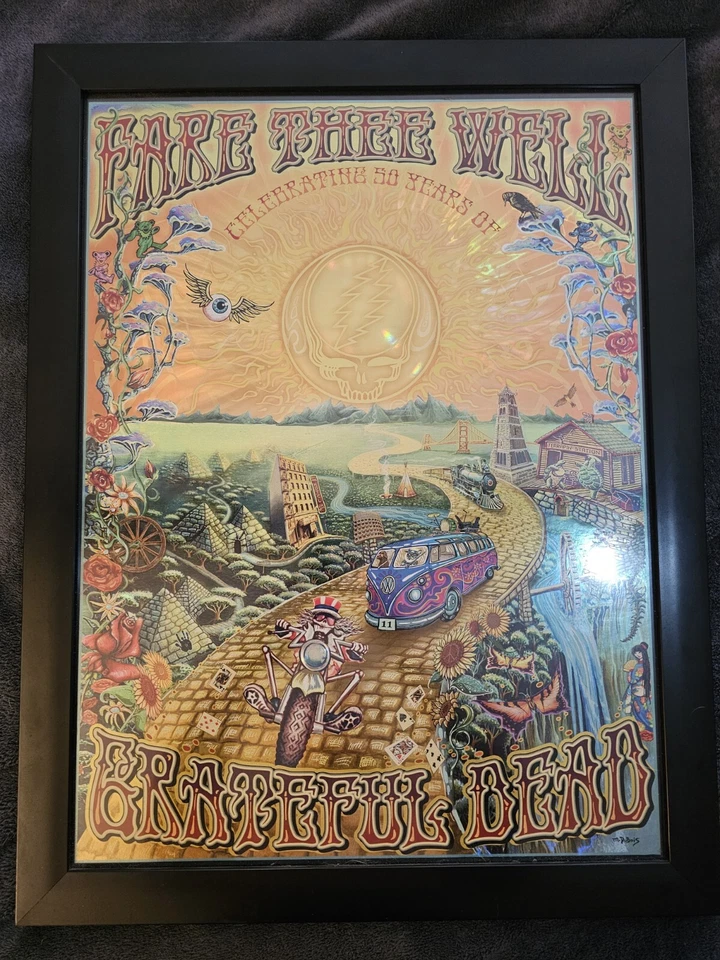 Fare Thee Well - 2015 Mike DuBois Grateful Dead 50 year celebration Poster - Imagem 1 de 1