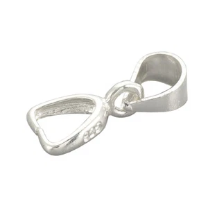 2x Anhängerschlaufe 925er Silber 12mm Ösen Schmuck Kettenverschluss Clip Silber6 - Bild 1 von 5
