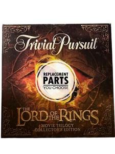 Trivial Pursuit Lord of The Rings Movie Trilogy REPLACEMENT PARTS YOU CHOOSE - Picture 1 of 13