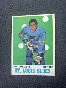 1970-71 O-Pee-Chee Jim Lorentz #209 NR-MT Vintage Hockey Card - Picture 1 of 2