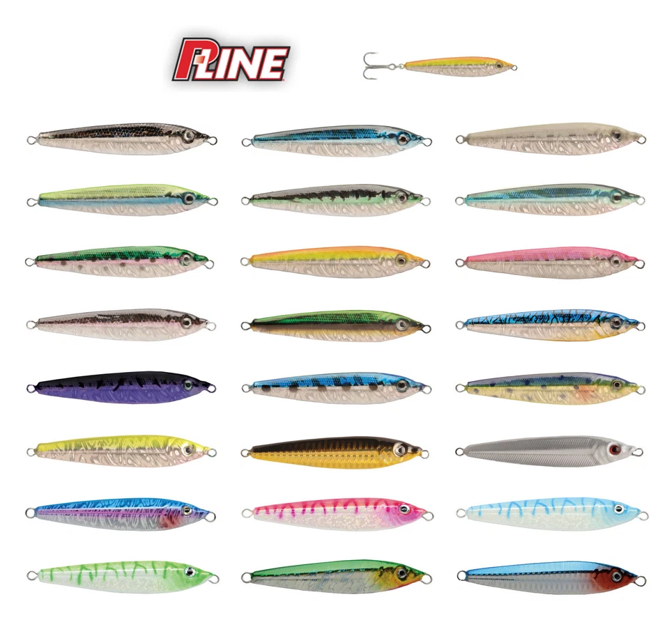Láser P-Line Minnow 1 OZ Señuelo de pesca de lubina, salmón, costa afuera, hundimiento en tierra Foto 1 de 1