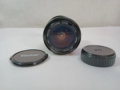 Vivitar MC Macro Focusing Zoom 52mm 28-70mm 1:3.5-4.8 M/MD97203646 Made In Japan - Image 1 of 4